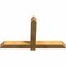 Ekena Millwork Eugene Rough Sawn Timber Gable Bracket, Western Red Cedar, 48"W x 28"H x 4"D x 4"F, 14/12 Pitch GBW048X28X0404EUG00RWR - alternate 3